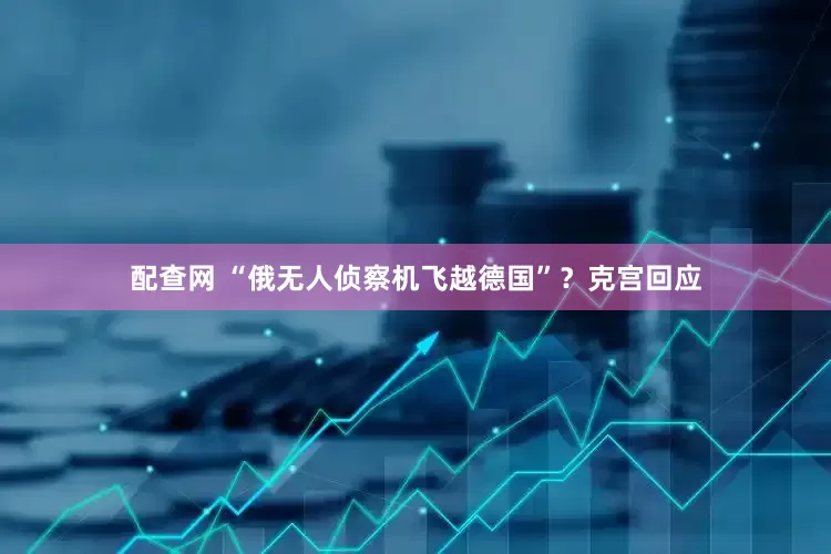 配查网 “俄无人侦察机飞越德国”？克宫回应