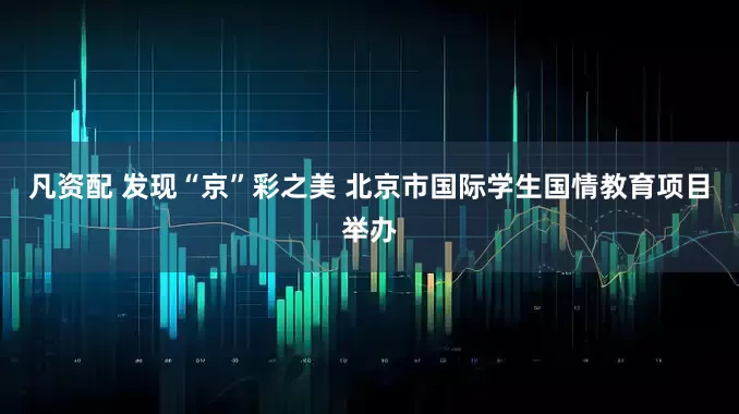 凡资配 发现“京”彩之美 北京市国际学生国情教育项目举办