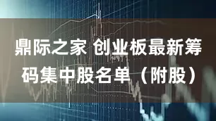 鼎际之家 创业板最新筹码集中股名单（附股）