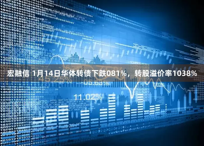 宏融信 1月14日华体转债下跌081%，转股溢价率1038%